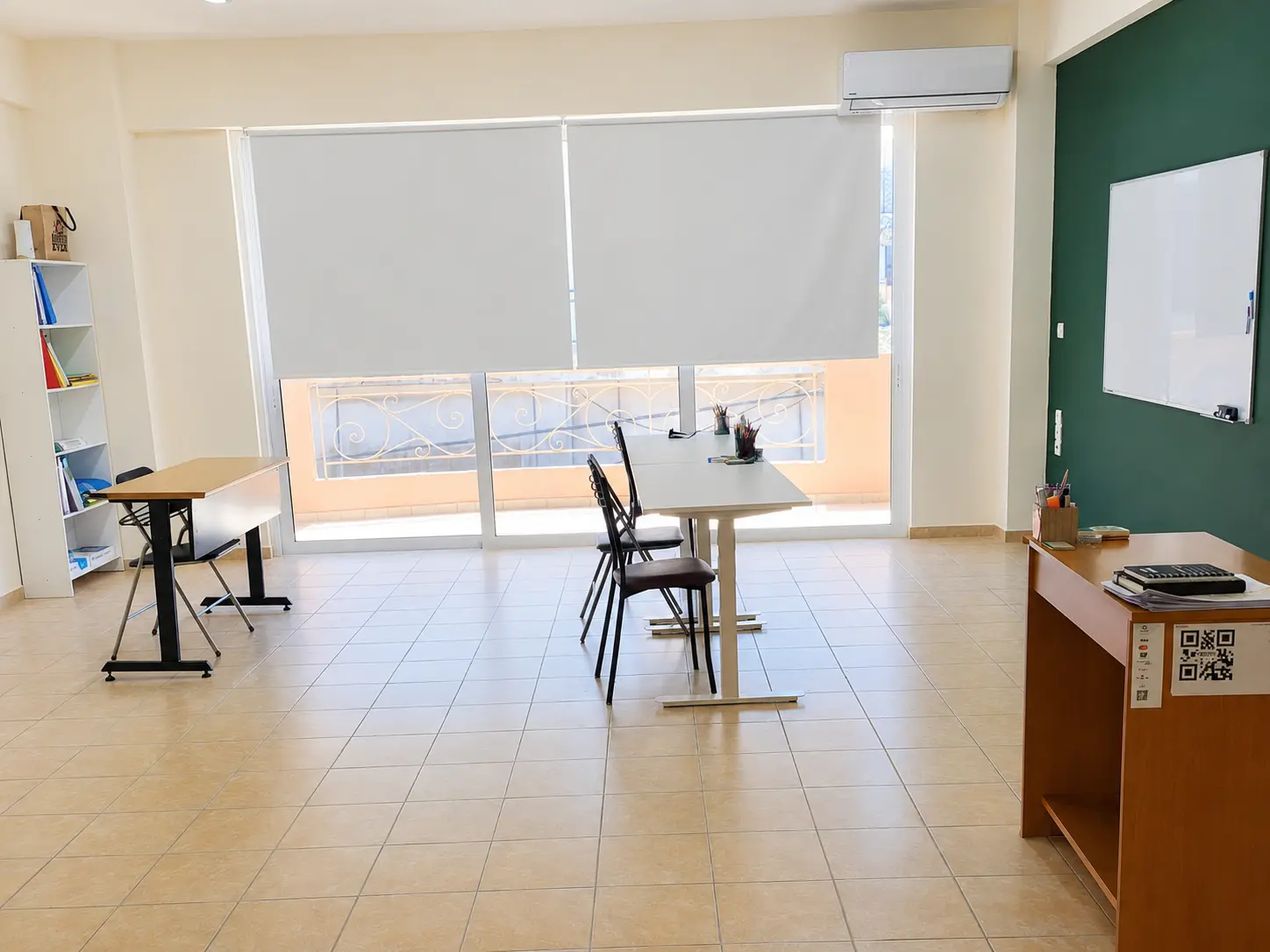 Αίθουσα μαθημάτων του φροντιστηρίου Ιουλία Μηλιά στην Αμφιλοχία